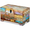 Storage Chest Solid Reclaimed Wood - Multicolour