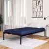 Value 6 Inch Thermobonded Polyester Filled Quilted Top Bunk Bed Mattress, Twin, Navy - Navy
