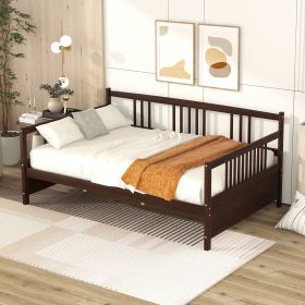 Full Size Daybed with Support Legs - Espresso