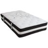 Capri Comfortable Sleep 12" Medium Tight Top Hybrid Pocket Spring Mattress, Twin - King