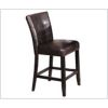 Danville Counter Height Chair (Set-2) in Espresso PU & Walnut - 07055