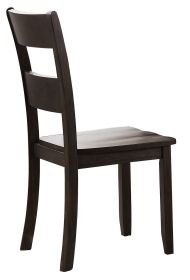Haddie Side Chair (Set-2); Distressed Walnut (2Pc/1Ctn) YJ - 72212