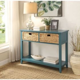 Flavius Console Table in Teal XH - 90266