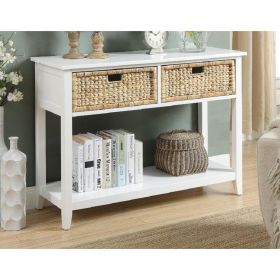 Flavius Console Table in White - 90262