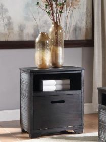 Kamilia End Table; Antique Black - 85967