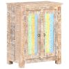 Sideboard 24"x13.8"x29.9" Rough Acacia Wood - Multicolour