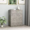 Sideboard Concrete Gray 23.6"x11.8"x29.5" Engineered Wood - Grey