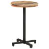 Bistro Table Round Ã˜19.7"x29.5" Solid Reclaimed Wood - Brown