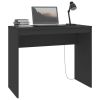 Desk Gray 35.4"x15.7"x28.3" Engineered Wood - Grey