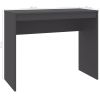 Desk Gray 35.4"x15.7"x28.3" Engineered Wood - Grey