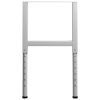 Adjustable Work Bench Frames 2 pcs Metal 21.7"x(27.2"-37.6") Gray - Grey