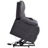 Orisfur. Power Lift Chair for Elderly with Adjustable Massage Function; Recliner Chair with Heating System for Living Room YJ - WF197819AAE