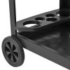 Beverage Cart Anthracite 27.2"x20.9"x28.3" Plastic - Anthracite