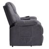 Orisfur. Power Lift Chair for Elderly with Adjustable Massage Function; Recliner Chair with Heating System for Living Room YJ - WF197819AAE