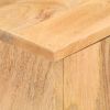 Sideboard 23.6"x13.8"x27.6" Solid Mango Wood - Brown