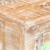 Sideboard 24"x13.8"x29.9" Rough Acacia Wood - Multicolour