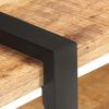 TV Cabinet 35.4"x15.7"x15.7" Rough Mango Wood - Brown
