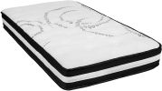 Capri Comfortable Sleep 10" Medium Tight Top Hybrid Pocket Spring Mattress, Twin - Twin