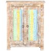 Sideboard 24"x13.8"x29.9" Rough Acacia Wood - Multicolour