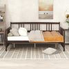 Full Size Daybed with Support Legs - Espresso