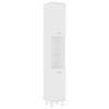Bathroom Cabinet White 11.8"x11.8"x70.5" Engineered Wood - White