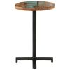 Bistro Table Round Ã˜19.7"x29.5" Solid Reclaimed Wood - Brown