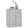 Sideboard Concrete Gray 23.6"x11.8"x29.5" Engineered Wood - Grey