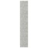 4-Tier Book Cabinet Concrete Gray 15.7"x9.4"x55.9" Engineered Wood - Grey