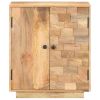 Sideboard 23.6"x13.8"x27.6" Solid Mango Wood - Brown