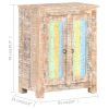 Sideboard 24"x13.8"x29.9" Rough Acacia Wood - Multicolour