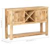 Sideboard 47.2"x11.8"x29.9" Rough Mango Wood - Brown