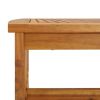Coffee Table 40.2"x19.7"x16.9" Solid Acacia Wood - Brown