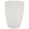 Storage Stool White and Blue Faux Leather - White