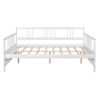 Full Size Daybed with Support Legs - White
