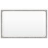 Bathroom Mirror Concrete Gray 23.6"x0.6"x14.6" Engineered Wood - Grey