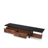 Elling TV Stand in Walnut & Black XH - 91235