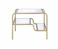 Astrid End Table in Gold & Mirror XH - 81092