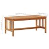 Coffee Table 40.2"x19.7"x16.9" Solid Acacia Wood - Brown