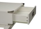 Babs End Table in White - 82824