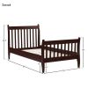 Platform Bed Frame Mattress Foundation with Wood Slat Support, Twin - Espresso