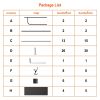 Entryway Coat Hat Rack Shoe Storage Shelf Shoe Rack Freestanding Hall Tree Garment Hanger Stand Clothes Shoe Organizer Combo - 4 Tier