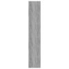 Book Cabinet/Room Divider Gray Sonoma 23.6"x11.8"x65.4" Engineered Wood - Grey