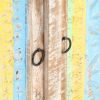 Sideboard 24"x13.8"x29.9" Rough Acacia Wood - Multicolour