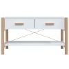 TV Cabinet White 32.3"x15"x17.7" Engineered Wood - White