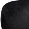 Armchair with Egg Shape Black - Black