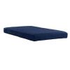 Value 6 Inch Thermobonded Polyester Filled Quilted Top Bunk Bed Mattress, Twin, Navy - Navy