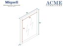 Miquell Mirror; Natural - 28044
