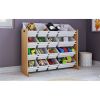 Child Space-Saving Plastic Organizing Racks, White - Natural White