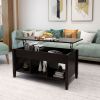 Lift Top Coffee Table-Black - as Pic