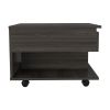 Luanda Lift Top Coffee Table; Casters; One Shelf -Espresso - as Pic
